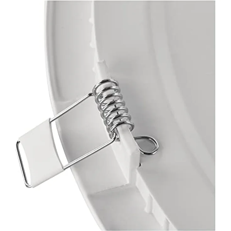 EMOS LED Panel 18 W, runde 1500 lm Einbauleuchte in Weiß, extra flach, warmweiß 3000 K – Bild 4