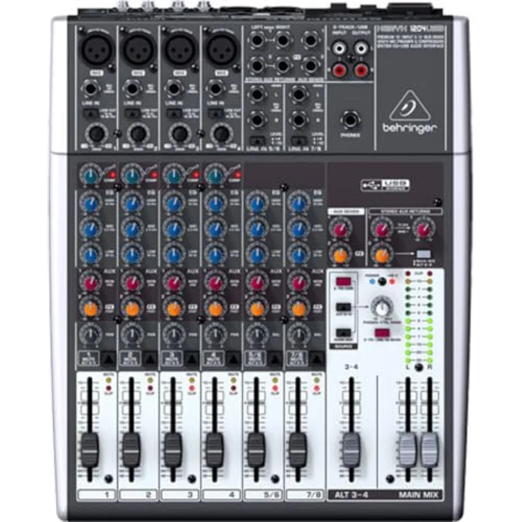Behringer Xenyx 1204USB Mixer (12-Kanal, USB Audio) – Bild 4