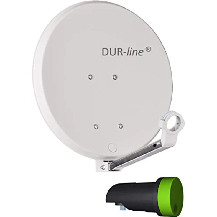 DUR-Line DSA 40cm Hellgrau + Single LNB – Bild 2