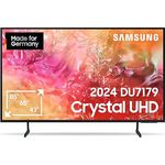 Samsung Crystal UHD 4K DU7179 Fernseher 65 Zoll, Samsung TV mit PurColor, 4K Upscaling, Crystal Prozessor 4K, Smart TV, GU65DU7179UXZG, Deutsches Modell [2024]