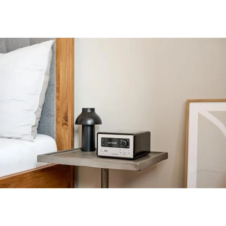 sonoro Relax Internetradio mit Bluetooth & USB (Sleep-Timer, UKW, DAB Plus, WLAN, Spotify, Amazon, Deezer, Meditation) Radiowecker Schwarz - Preisvergleich – Bild 2