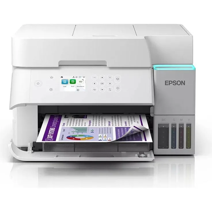 Epson EcoTank L6376, Multifunktionsdrucker mit Farbdruck 4800 x 1200 DPI und Farbscan, A4, Weiß