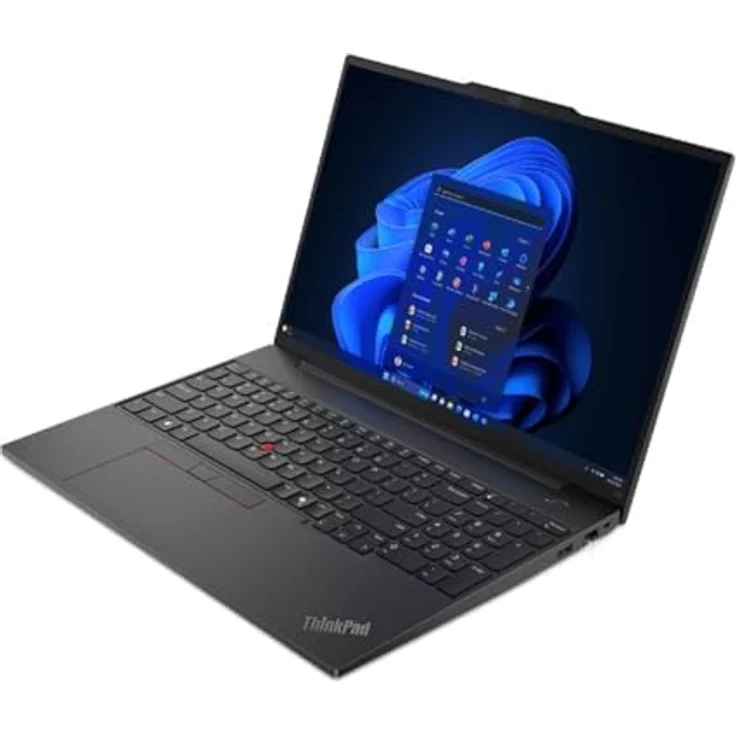 Lenovo ThinkPad E16 G2 21M50022GE - 16" WUXGA, Ryzen 7 7735HS, 32GB, 1TB, Windows 11 Pro - Hochwertiger Laptop in Schwarz – Bild 2