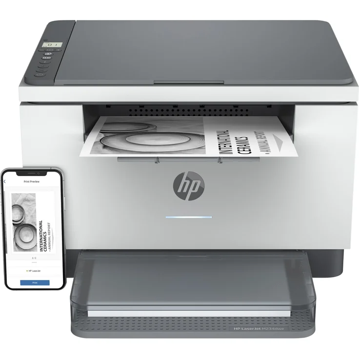 HP LaserJet MFP M234dwe Multifunktionslaserdrucker (HP+, Drucker, Scanner, Kopierer, WLAN, LAN, Duplex, Airprint, mit 6 Probemonaten Instant Ink inklusive) – Bild 2