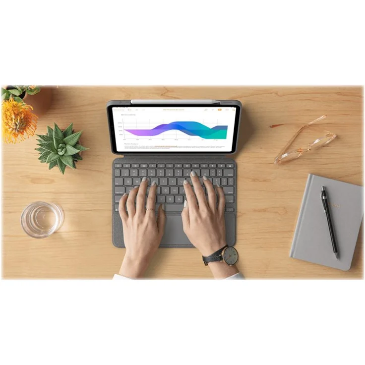 Logitech Combo Touch iPad PRO 12.9 (Deutsches Tastaturlayout QWERTZ) – Bild 10