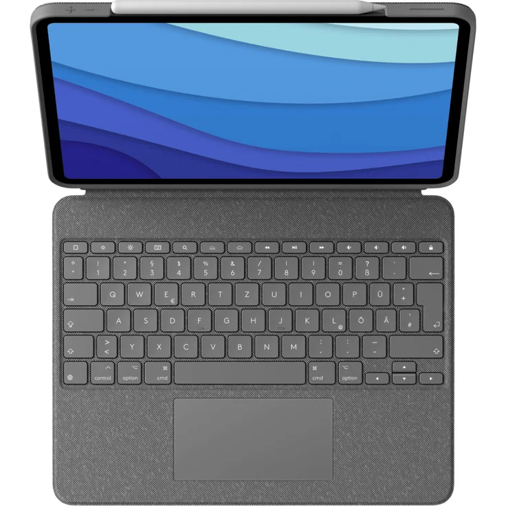 Logitech Combo Touch iPad PRO 12.9 (Deutsches Tastaturlayout QWERTZ)