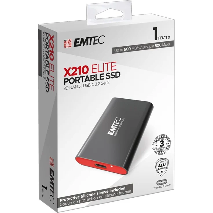 Emtec SSD 3.2Gen2 X210 1TB Portable (ECSSD1TX210) – Bild 2