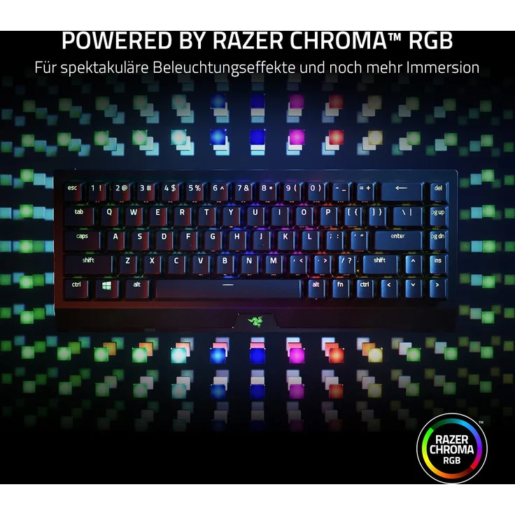 Razer BlackWidow V3 Mini HyperSpeed, Razer YELLOW, USB/Bluetooth, DE QWERTZ (RZ03-03890400-R3G1) – Bild 7