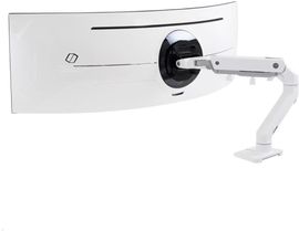 Ergotron HX Monitor Tischhalterung mit HD Gelenk bis 49 Zoll, weiß