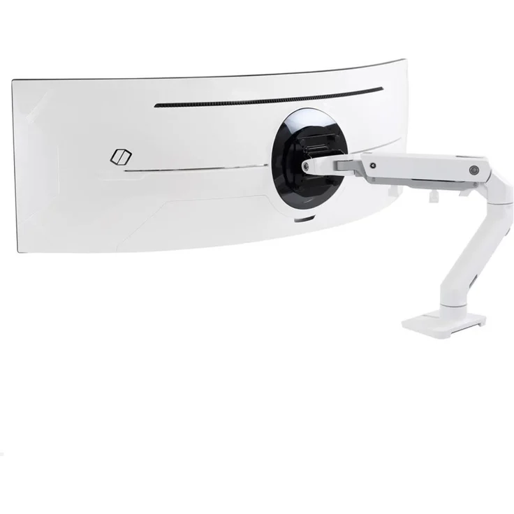 Ergotron HX Monitor Tischhalterung mit HD Gelenk bis 49 Zoll, weiß (45-647-216) – Bild 1