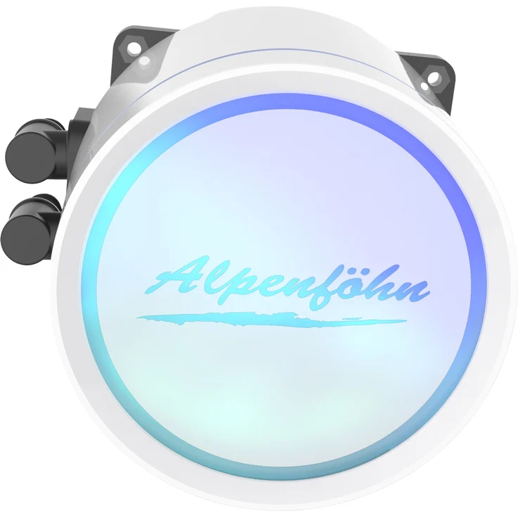 Alpenföhn Gletscherwasser 240 AiO-Wasserkühlung RGB, weiß – Bild 3