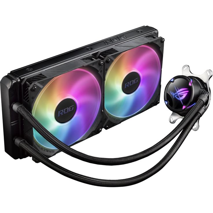 ASUS ROG Strix LC II RGB 280 (2 x 140 mm Lüfter, AIO Wasserkühlung, Aura Sync RGB, mit RGB Lüfter) – Bild 7