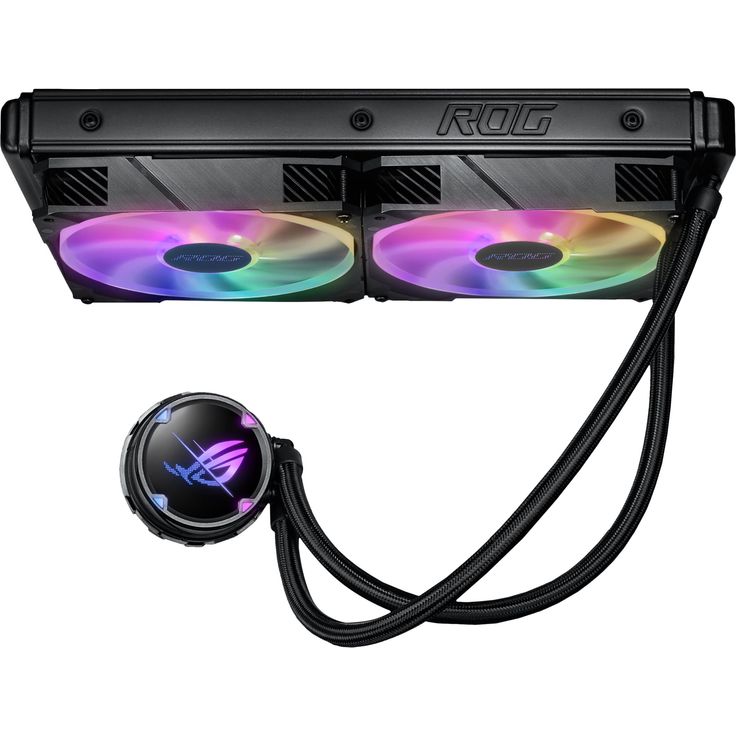 ASUS ROG Strix LC II RGB 280 (2 x 140 mm Lüfter, AIO Wasserkühlung, Aura Sync RGB, mit RGB Lüfter) – Bild 6