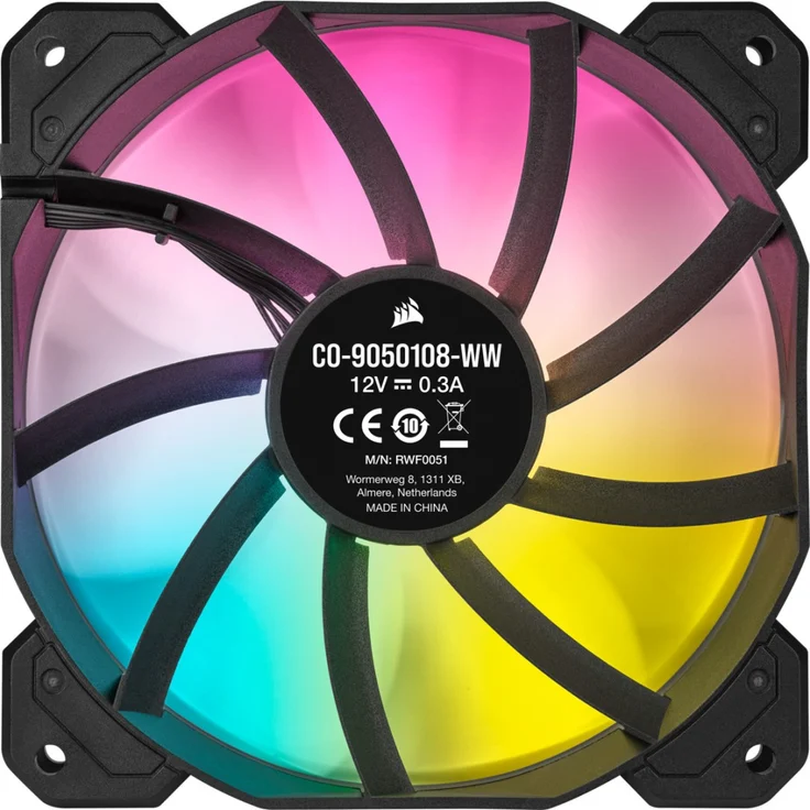 Corsair iCUE SP120 RGB ELITE - Gehäuselüfter - 120 mm (CO-9050108-WW) – Bild 1