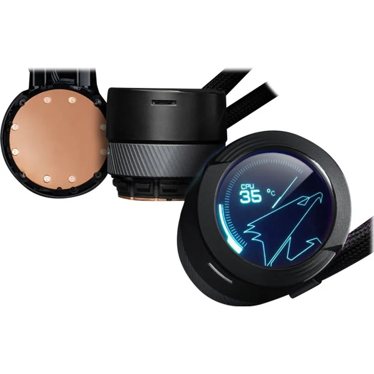 Gigabyte AORUS WATERFORCE X 280 Wasserkühlung, schwarz – Bild 8