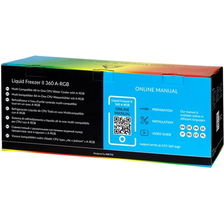 ARCTIC Liquid Freezer II 360 A-RGB Multikompatibler All-in-One Wasserkühler mit A-RGB (ACFRE00101A) – Bild 10