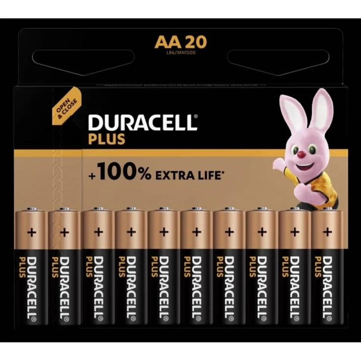 Duracell PLUS AA 20PK – Bild 1
