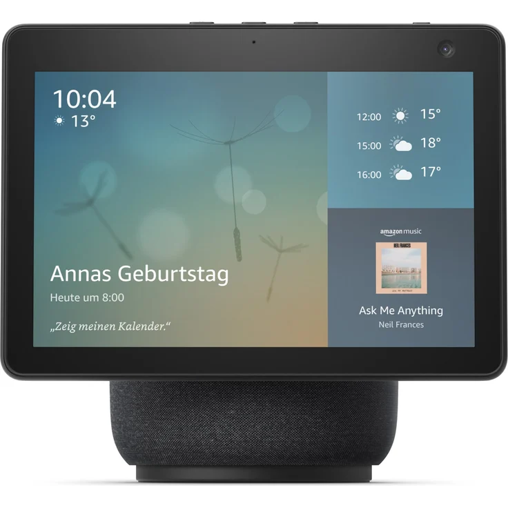 Amazon Echo Show 10 (3. Generation), hochauflösendes Smart Display mit Bewegungsfunktion und Alexa, Anthrazit – Bild 7