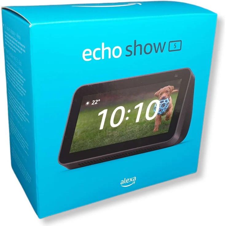 Amazon Echo Show 5 (2. Generation, 2021), Mehr als nur eine Uhr – Smart Display für den Nachttisch, mit Alexa und 2-MP-Kamera, Anthrazit – Bild 12