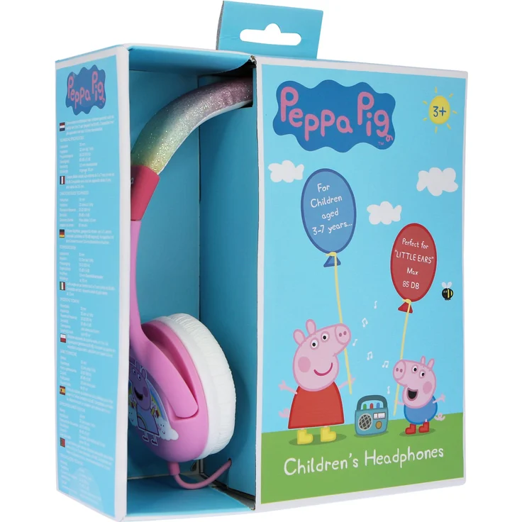 OTL Peppa Pig Mädchen 3,5 mm On-Ear-Kopfhörer, rosa – Bild 7