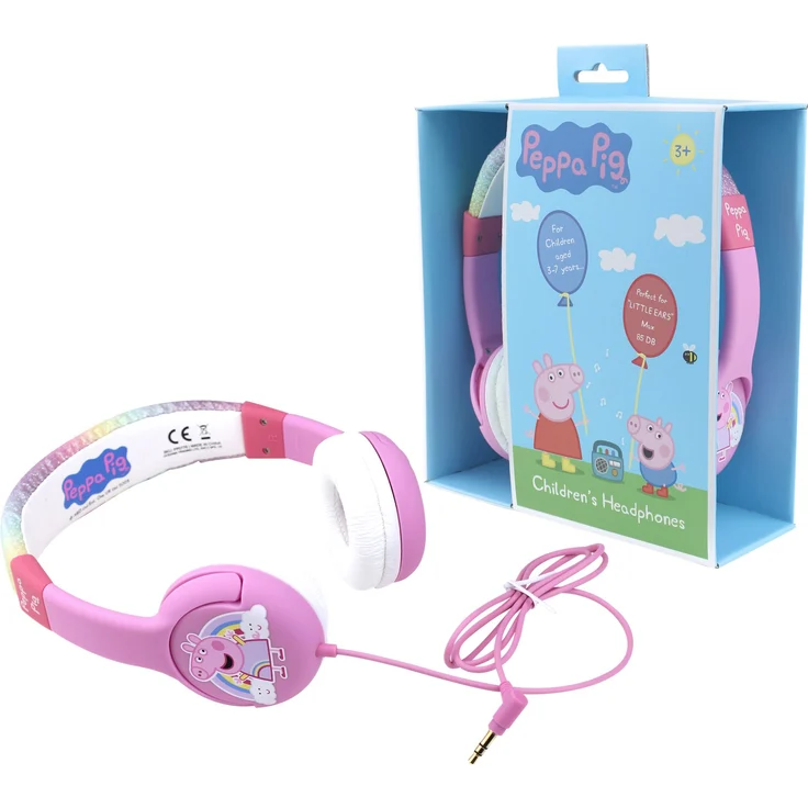 OTL Peppa Pig Mädchen 3,5 mm On-Ear-Kopfhörer, rosa – Bild 5