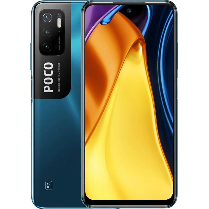 Xiaomi Poco M3 Pro 5G Smartphone 16,51cm (6,5 Zoll), IPS-Display, 64GB interner Speicher, 4GB RAM, Dual-SIM, Android 11, Cool Blue – Bild 4