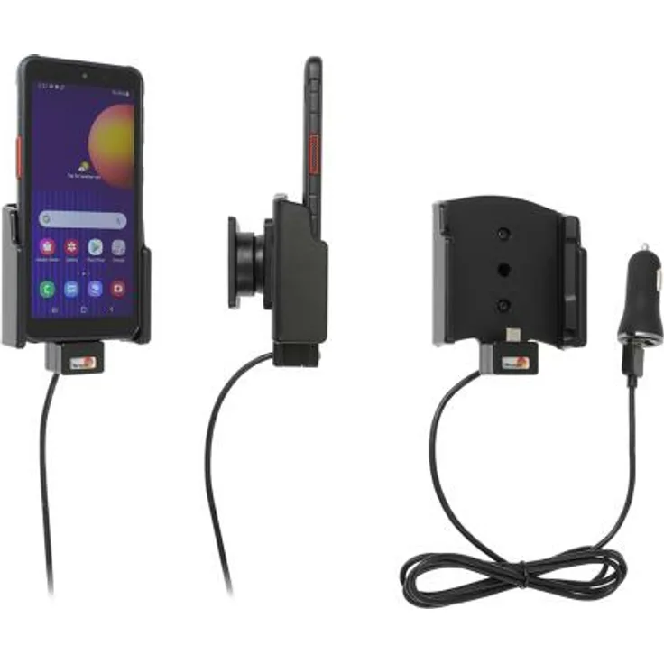 Brodit Halter aktiv Samsung Galaxy Xcover 5 mit USB-Kabel