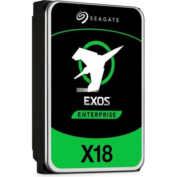 SEAGATE Exos X18 18TB HDD SATA 6Gb-s 7200RPM 256MB cache 8,89cm 3,5Zoll 24x7 SED 512e-4KN BLK – Bild 1