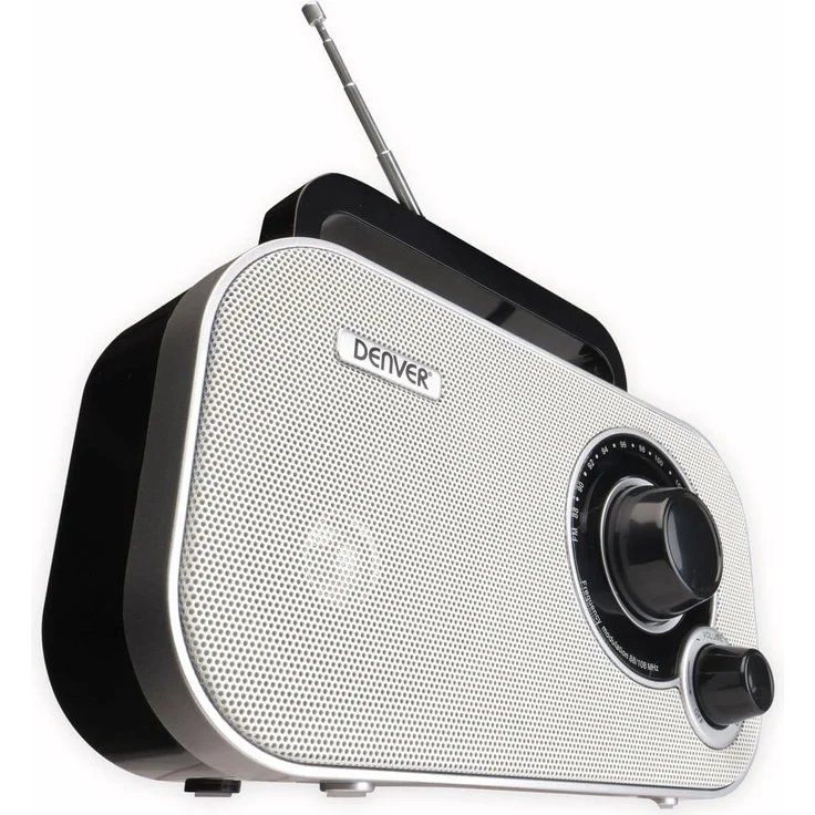 Denver Electronics AM-FM Transistor-Radio, weiß – Bild 3