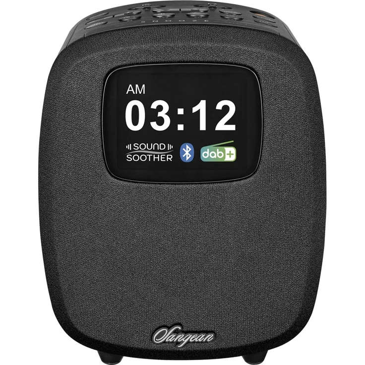 Sangean DCR-83 Tischradio mit Bluetooth, LCD-Display, Wecker, schwarz – Bild 2