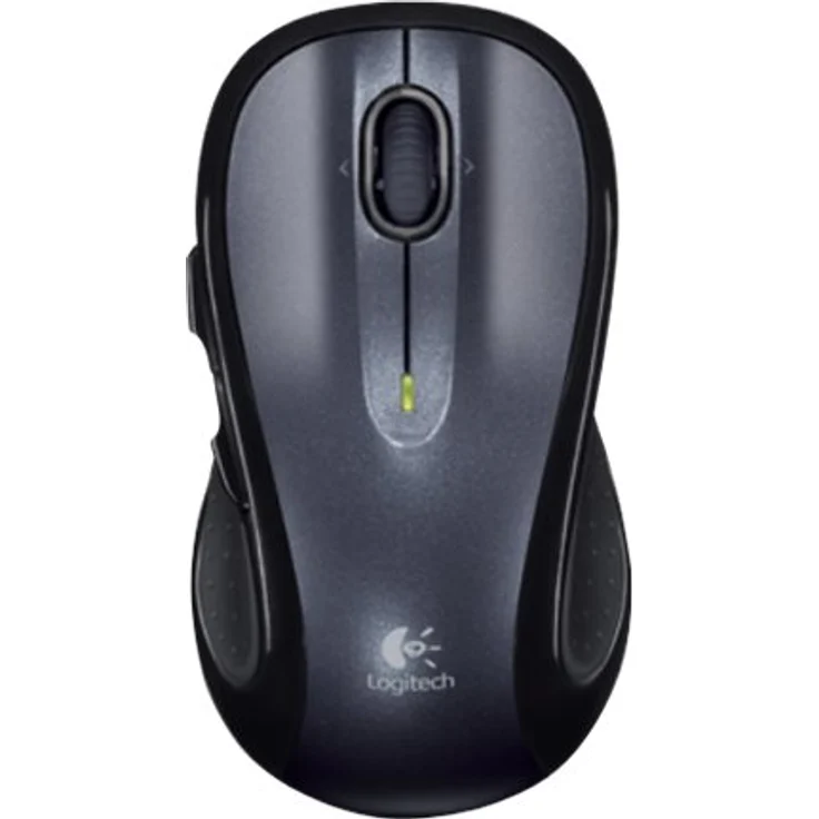 Logitech M510 Kabellose Maus, 2.4 GHz Verbindung via Unifying USB-Empfänger, 1000 DPI Laser-Sensor, 24-Monate Akkulaufzeit, 7 Tasten, PC-Mac - Schwarz – Bild 5