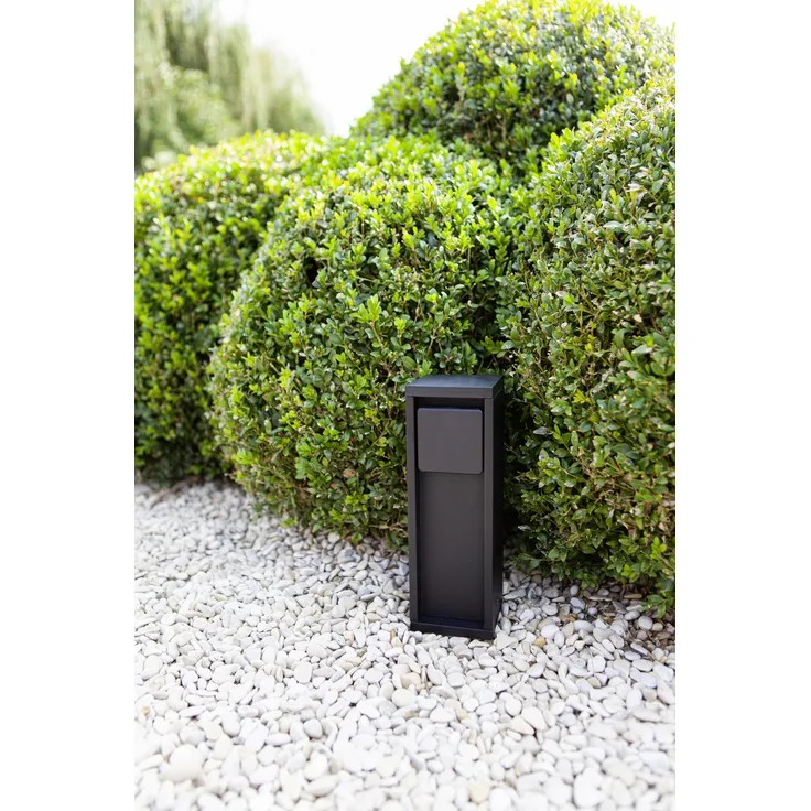 Lutec Gartensteckdose Mains'' ''max.3500W, anthrazit, IP54''''