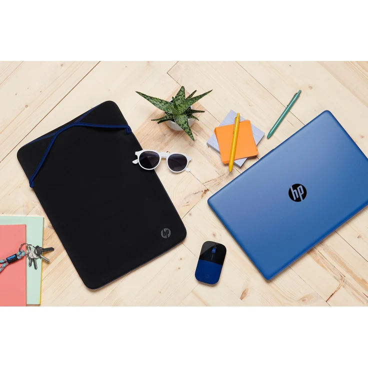 HP Protective Reversible 39,6cm 15,6Zoll Black-Blue Laptop Sleeve (P) – Bild 5