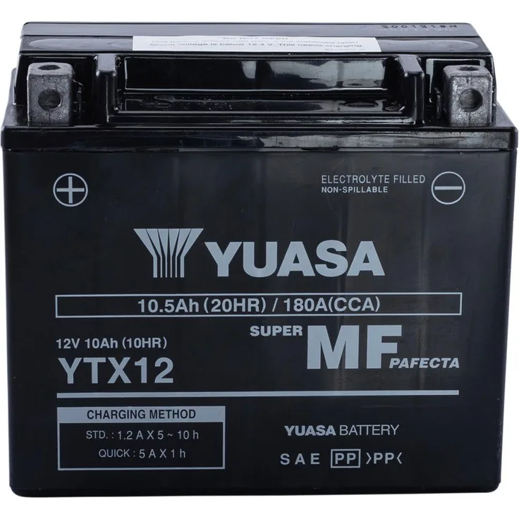 Batterie ''YTX12-BS'', ETN: 510012009, Yuasa,