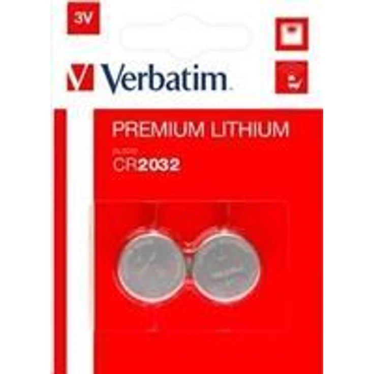 Verbatim CR2032 - Einwegbatterie - CR2032 - Lithium - 3 V - 4 Stück(e) - Silber (49533) – Bild 1