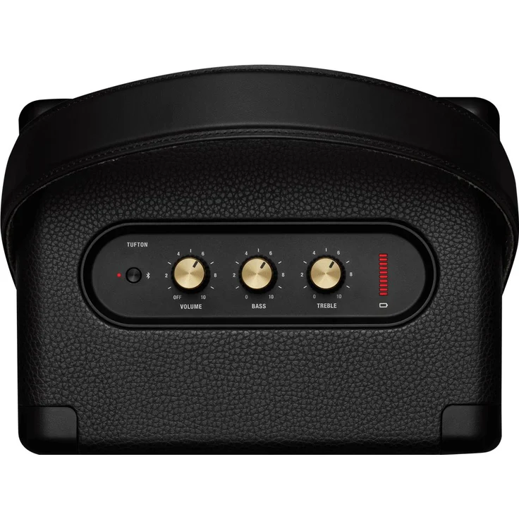 Marshall Tufton Bluetooth-Lautsprecher black & brass, spritzwassergeschützt, schwarz – Bild 9
