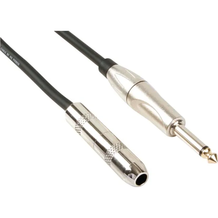 klinkenkabel 6,35 Stecker auf Klinke 6,35 Buchse 5 Meter