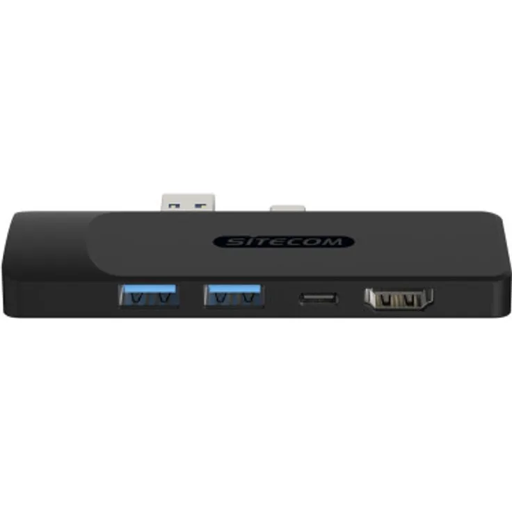 Sitecom CN-417. ÜbertragungstechnikAndocken. Ethernet LAN Datentransferraten10,100,1000 Mbit-s. ProduktfarbeSchwarz, Datenübertragungsrate5 Gbit-s, Auflösung (maximal, digital)3840 x 2160 Pixel (00192408)
