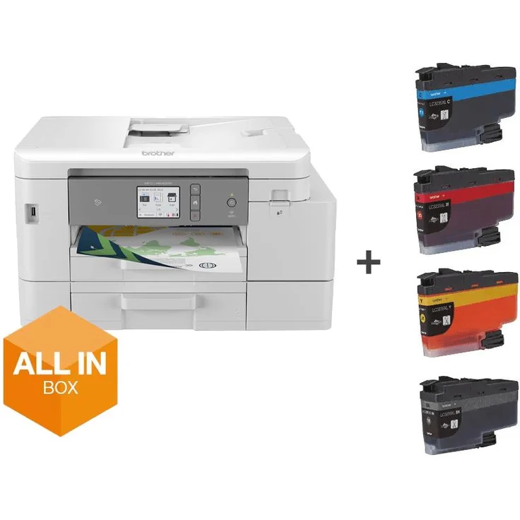 Brother MFC-J4540DWXL (4-in-1) Tintenstrahl, Druckgeschwindigkeit: 20 s/w, 19 Farbe, WLAN, AirPrint, Mopria, NFC, USB 2.0 (MFCJ4540DWXLRE1) – Bild 6