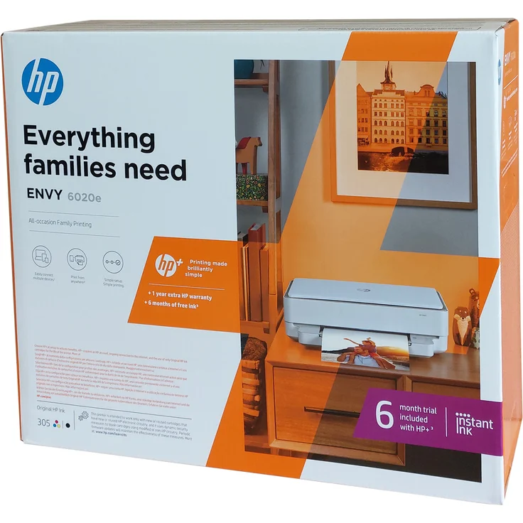 HP ENVY 6020e (3-in-1) Tintenstrahl, Druckgeschwindigkeit: 10 s/w, 7 Farbe, WLAN, AirPrint, Mopria, Mobile Print, USB 2.0 (223N4B) – Bild 8