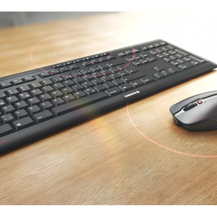 Cherry Stream Desktop Recharge schwarz, USB, DE QWERTZ (JD-8560DE-2) – Bild 7