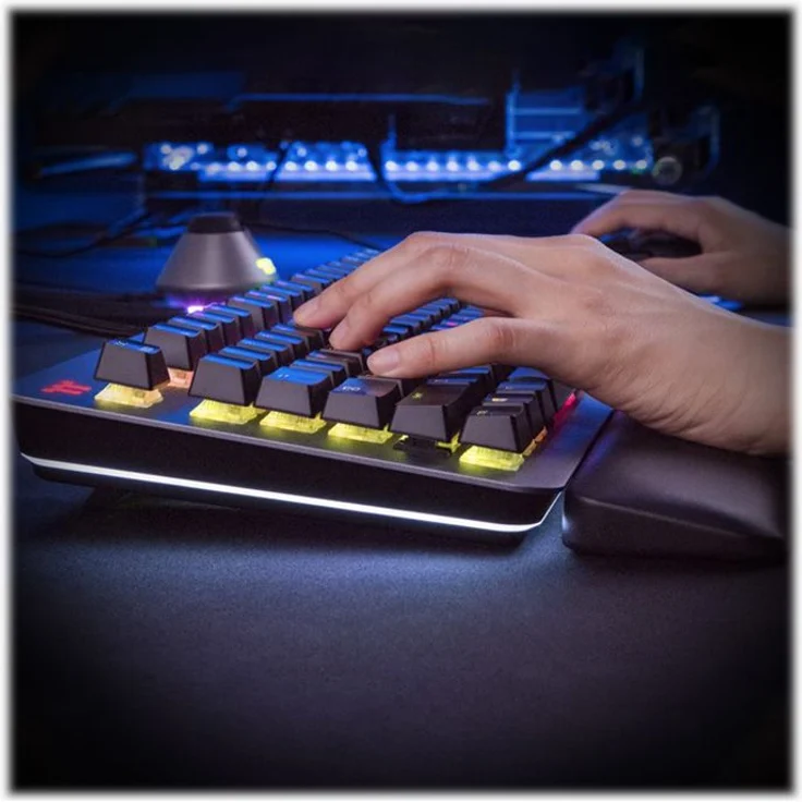 Thermaltake Argent K5 RGB Gaming Keyboard Titanium, MX SPEED RGB Silver, USB, Englisch QWERTY (GKB-KB5-SSSRGR-01) – Bild 6