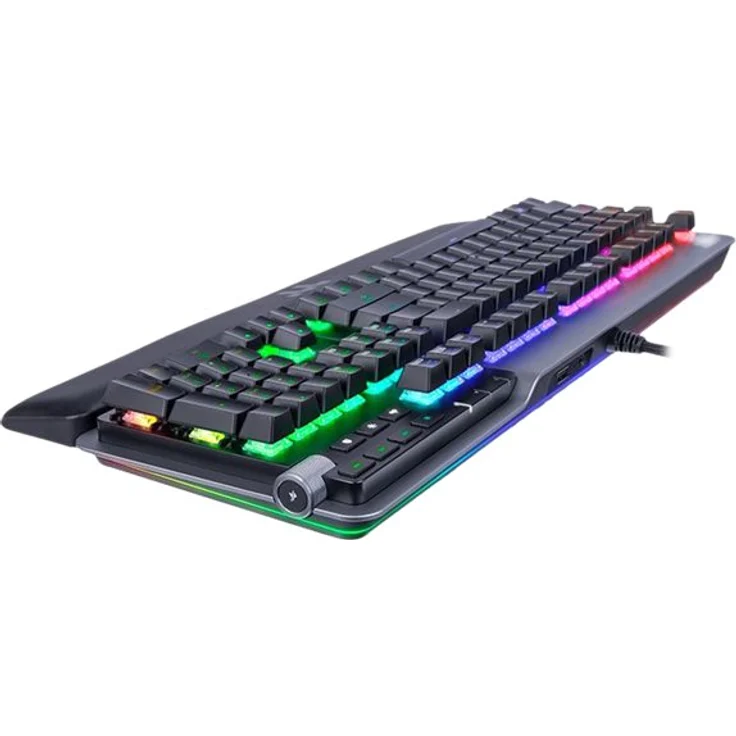 Thermaltake Argent K5 RGB Gaming Keyboard Titanium, MX SPEED RGB Silver, USB, Englisch QWERTY (GKB-KB5-SSSRGR-01) – Bild 7