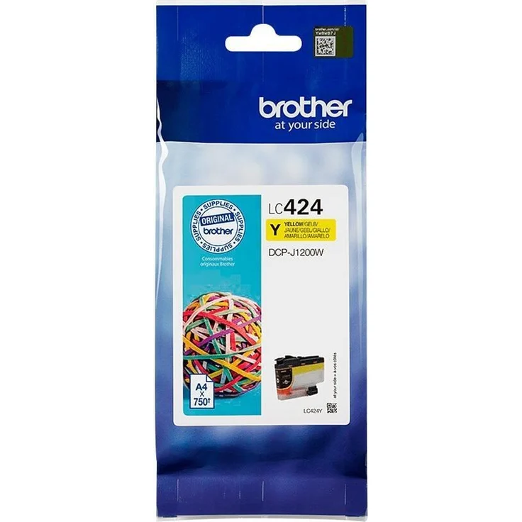 Brother Tintenpatrone LC-424Y Gelb (ca. 750 Seiten) – Bild 2
