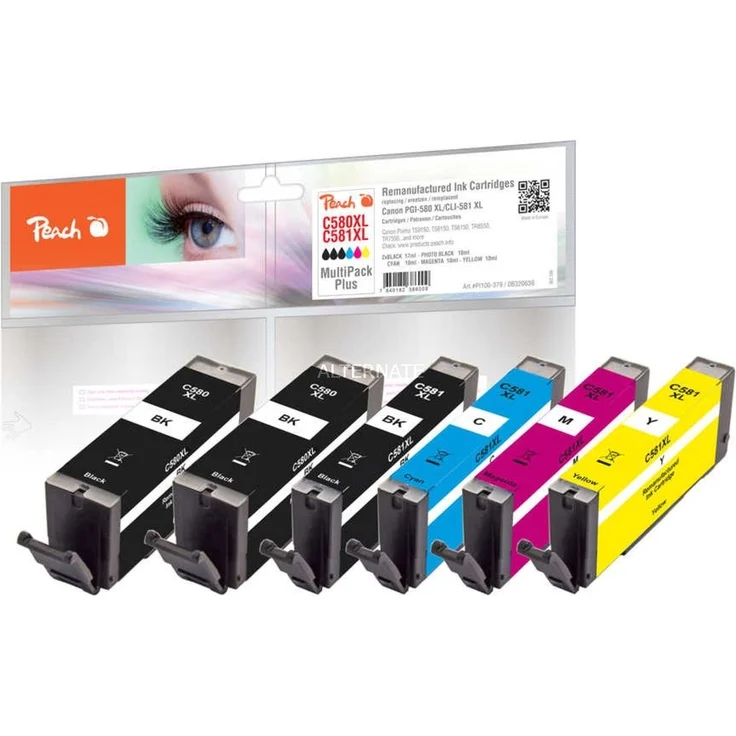 Peach Patrone Canon Nr.580XL-581XL,PEA,Multi-Plus,REM,FW kom – Bild 2