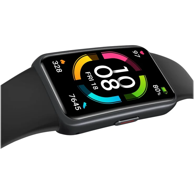 Honor Band 6 Fitness-Tracker Unisex, Einheitsgröße, Silikonarmband, Meteorite Black – Bild 7