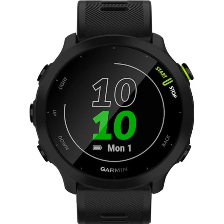 Garmin Forerunner 55 Smartwatch GPS, Unisex, 42mm, Silikonarmband, Schwarz – Bild 5