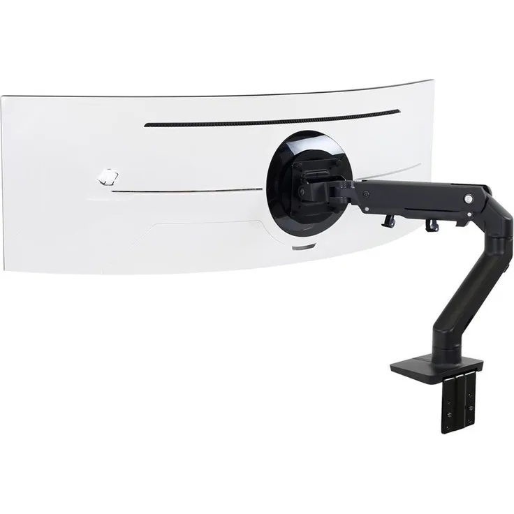 Ergotron HX Monitor Tischhalterung mit HD Gelenk bis 49 Zoll, schwarz (45-647-224)