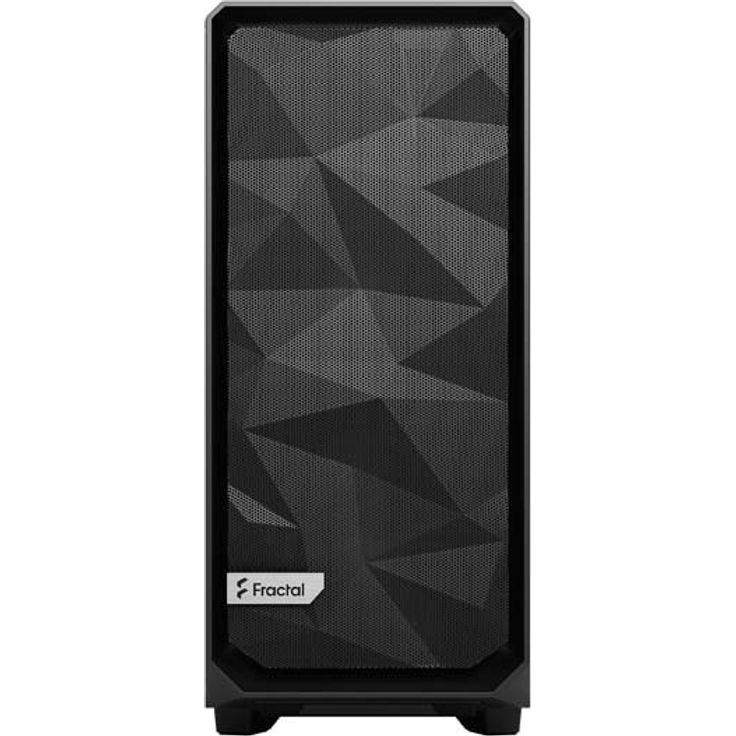 Fractal Design Meshify 2 Compact Grey TG Light Tint Tower-Gehäuse, grau-schwarz – Bild 2
