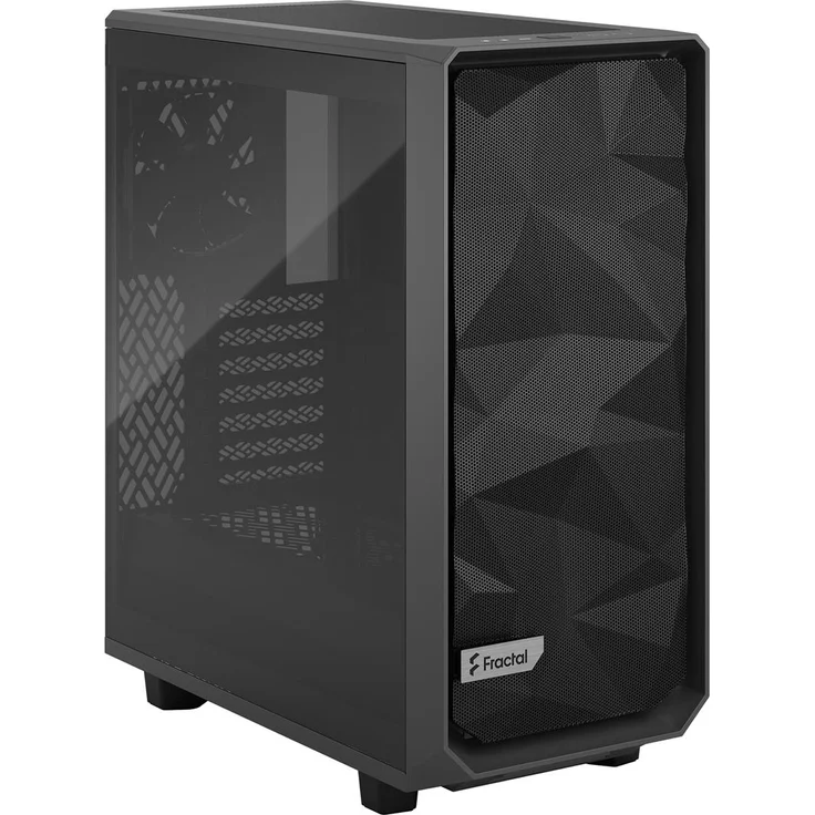 Fractal Design Meshify 2 Compact Grey TG Light Tint Tower-Gehäuse, grau-schwarz – Bild 1